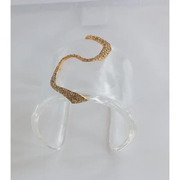 Alexis Bittar Spring/Summer 2013 Lucite Bracelet w/Golden Snake Statemen… - Picture 15 of 16